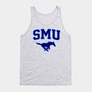 SMU Blue Logo & Navy Peruna Tank Top